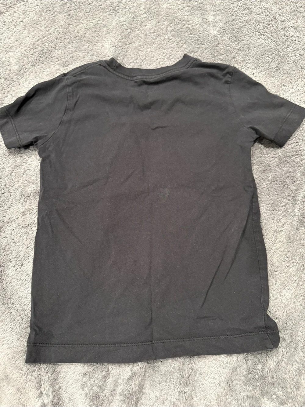 Nike Black Tee with Orange, Purple & Yellow Graphic